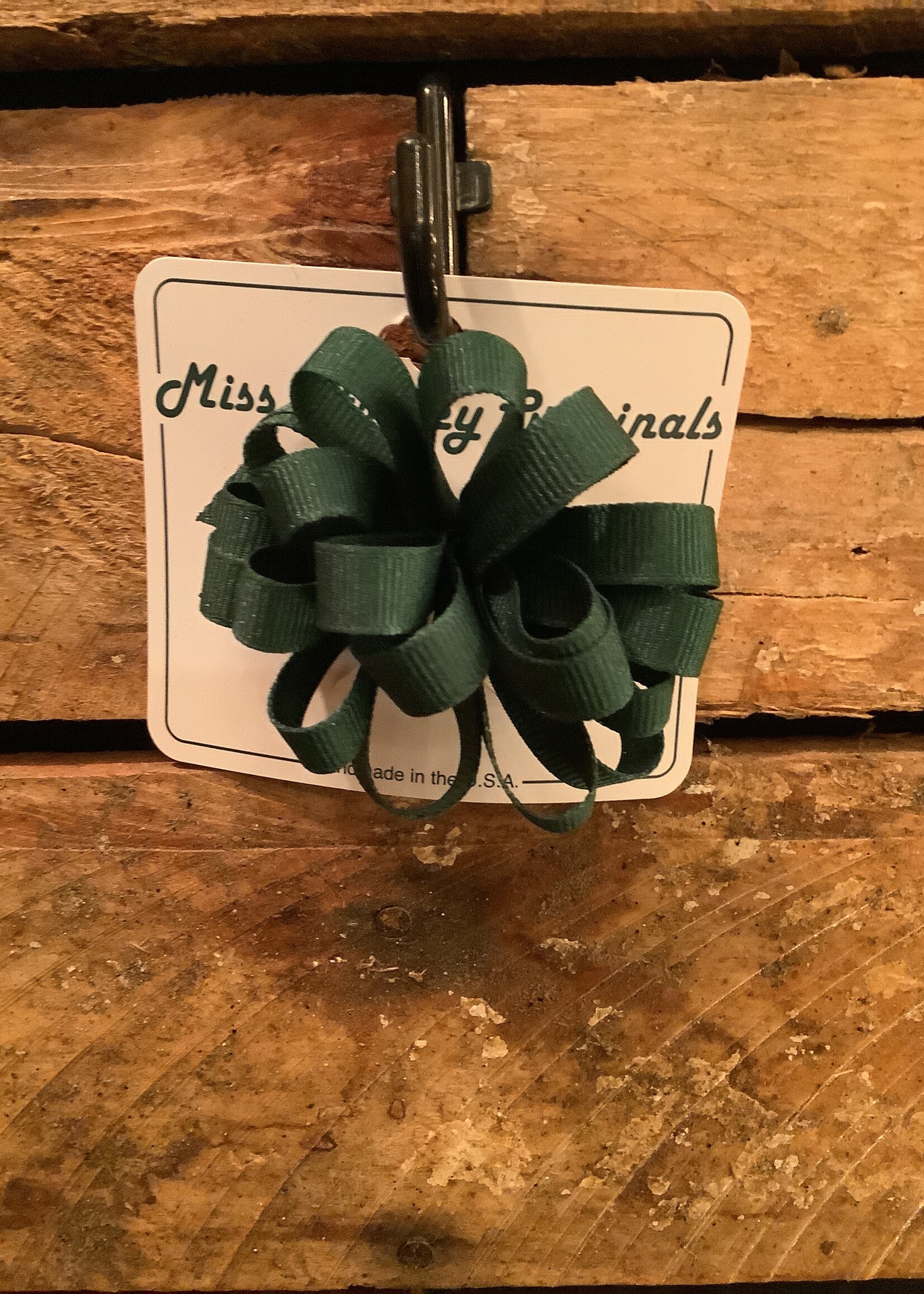 MULTI LOOP MEDIUM BOW  ON BARRETTE - 5029-4