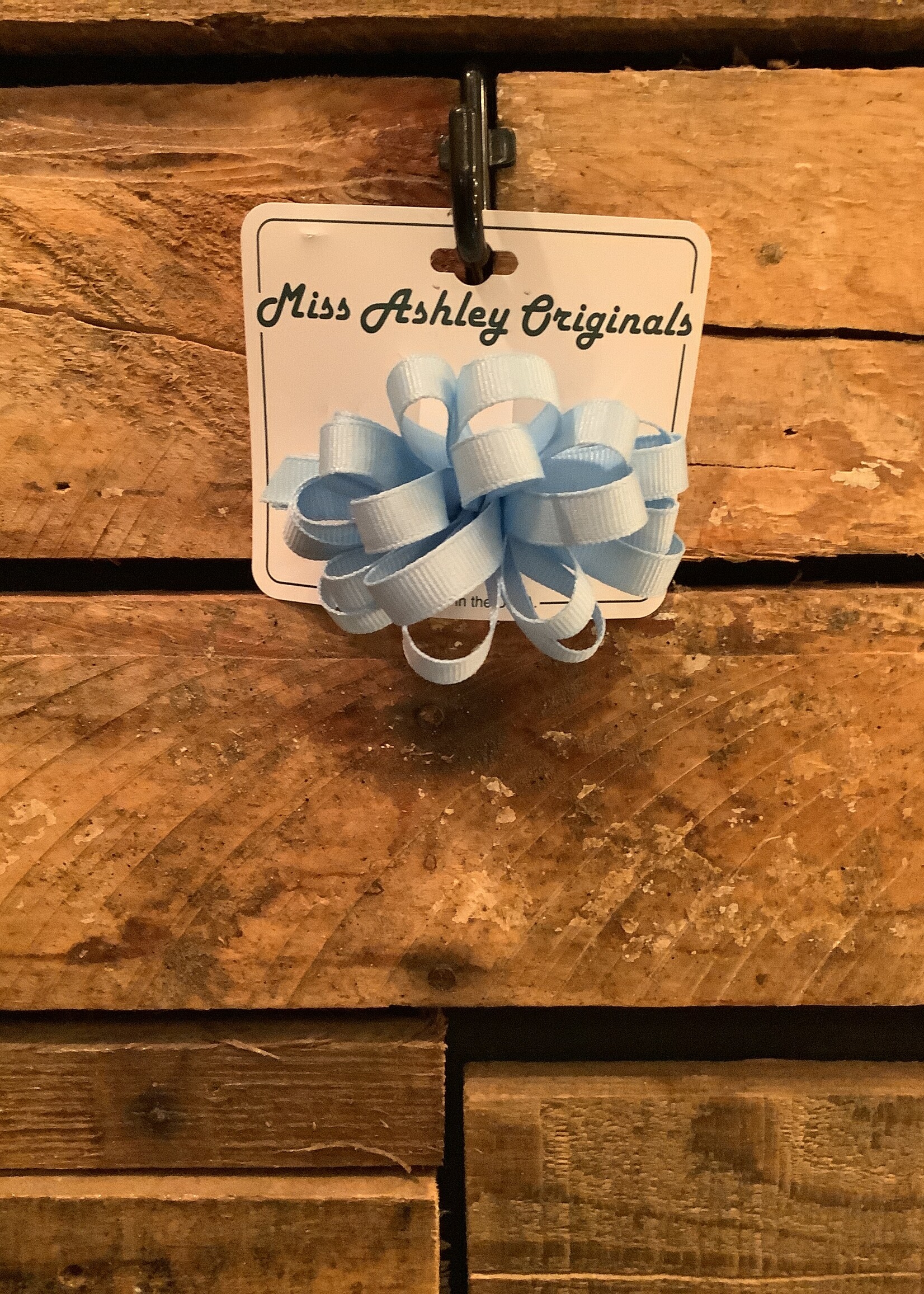 MULTI LOOP MEDIUM BOW  ON BARRETTE - 5029-4