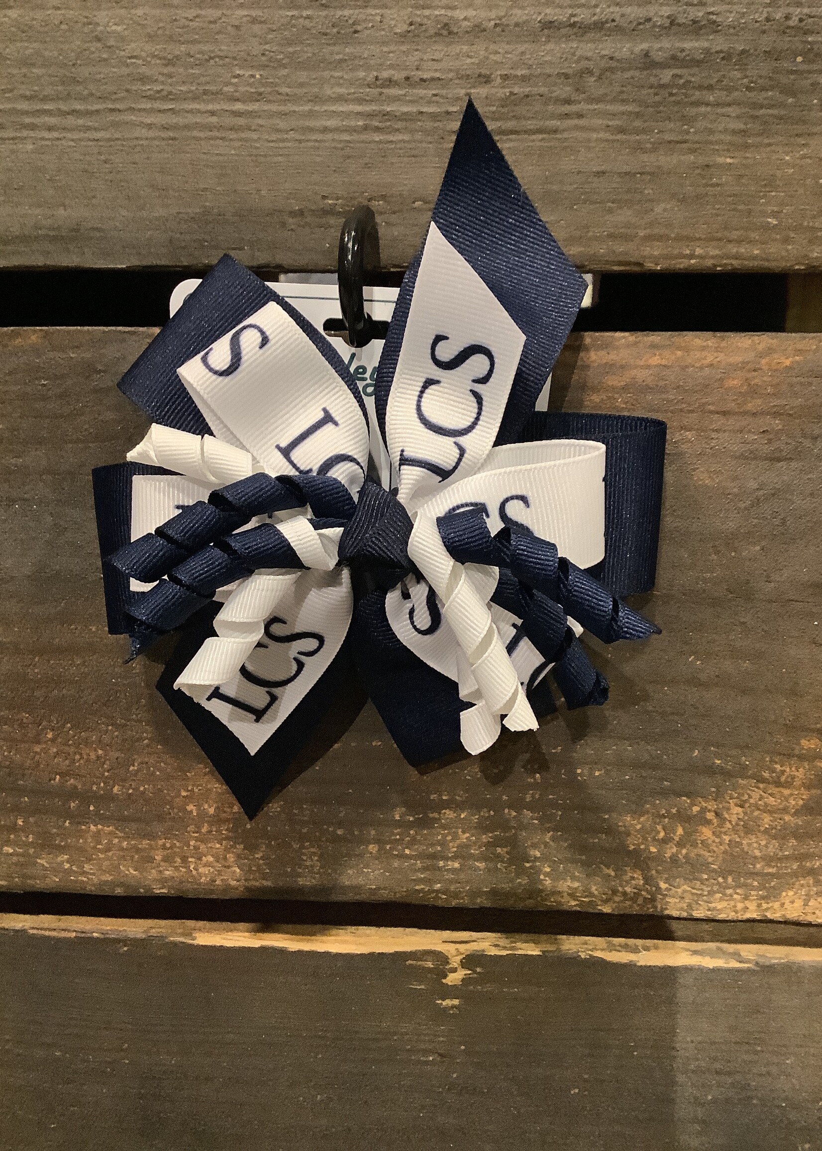 STACKED WINDMILL FLUFF #20815 IN NAVY & WHITE WITH LCS