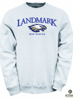 BRIGGS YOUTH CREW SWEATER #248061 WITH EMBROIDERY FRONT