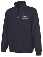 ADULT CROSSWIND 1/4" ZIP NAVY FLEECE WITH POCKETS
