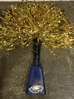 POMBELLS COW BELL WITH POMPOMS