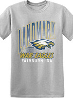 LARGE VINTAGE SCREEN PRINT GREY TEE