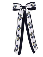 BARRETTE EAGLE RIBBON OVERLAY W/ NAVY LONG TAILS - 1230