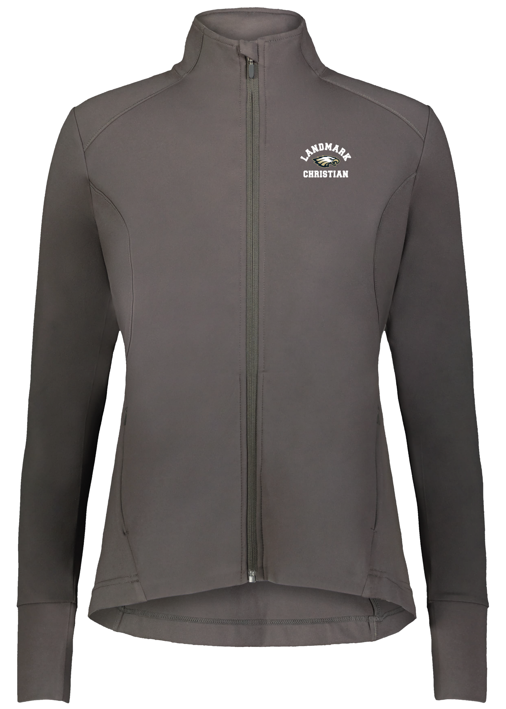 YOUTH CITY FLEX JACKET IN CARBON GREY WITH ZIPPERED POCKETS