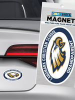 LANDMARK GRANDPARENT OVAL MAGNET WITH EAGLE HEAD