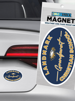 LANDMARK SCRIPT GRANDPARENT OVAL MAGNET