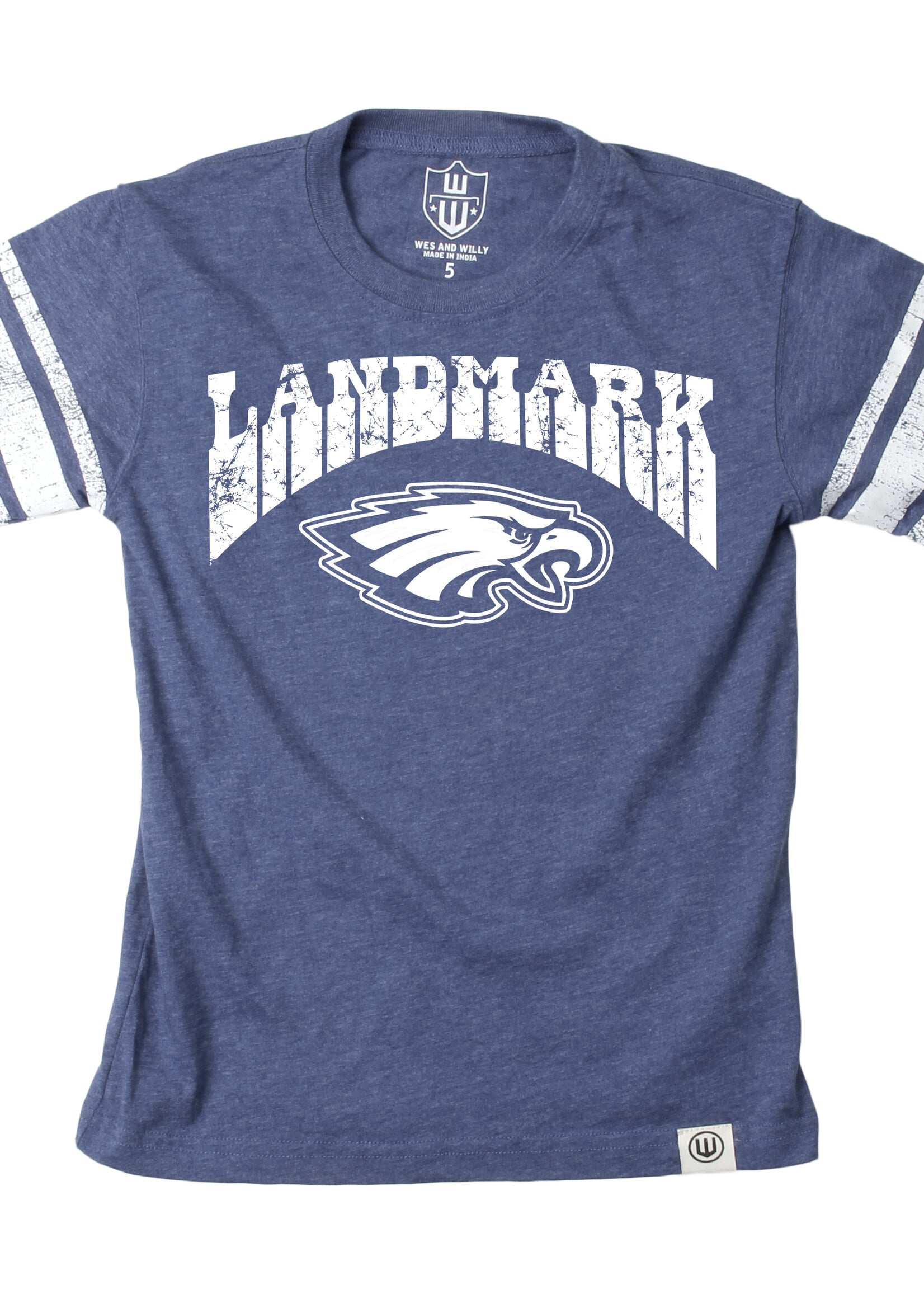 Youth Short Sleeve Stripe T-Shirt Midnight