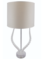 Faux Horn Table Lamp