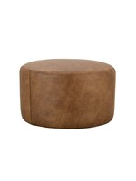 Cleo Leather 25" Ottoman Clearance