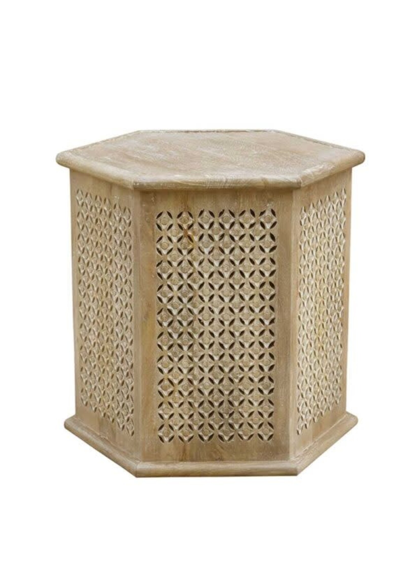 Carver Hex End Table - 18"