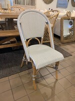 Maison Bistro Side Chair-White/Grey 19x21x35.5