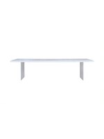 Lily Dining Table-White-94"