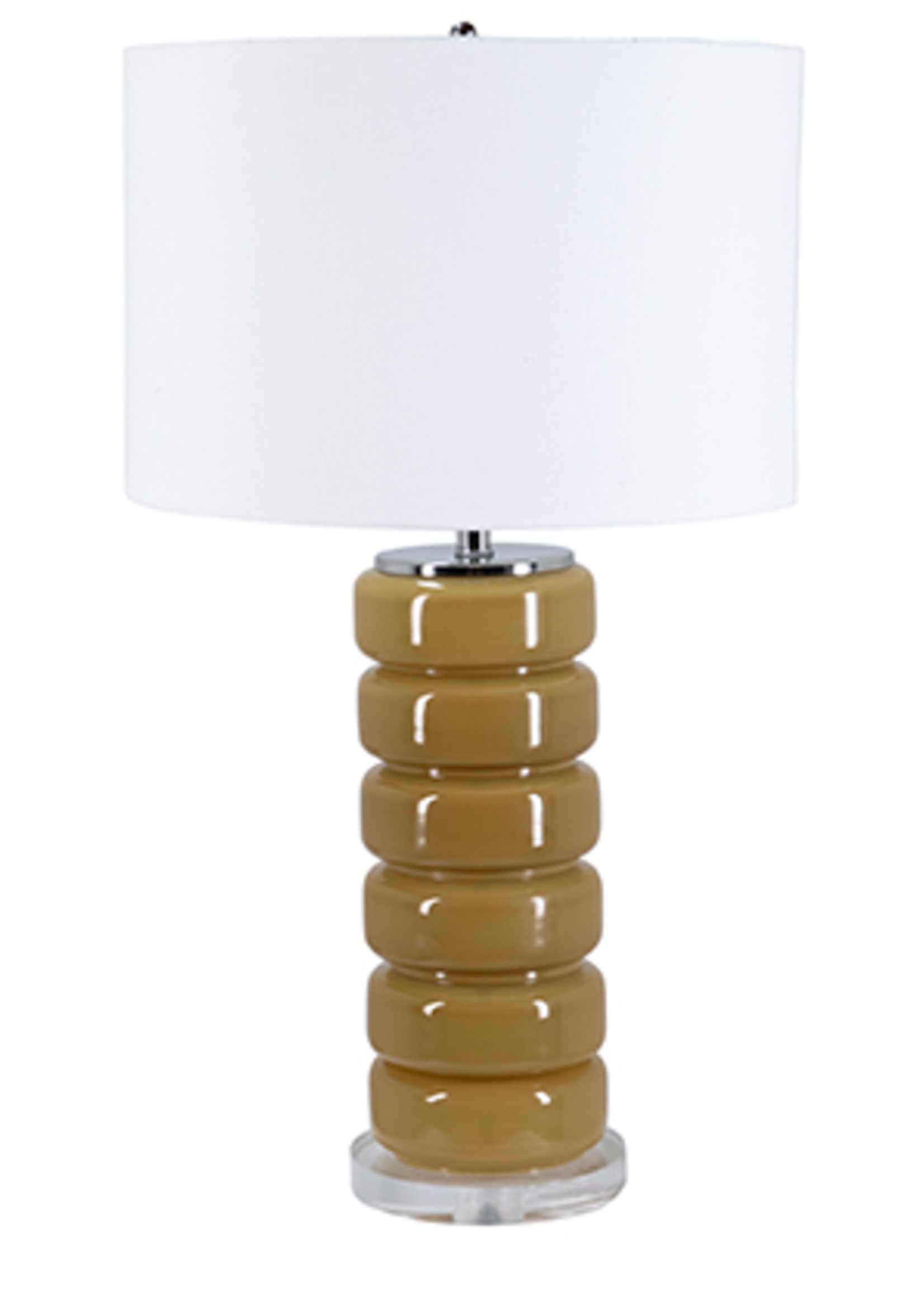 Joelle Table Lamp-Yellow-7x7x29
