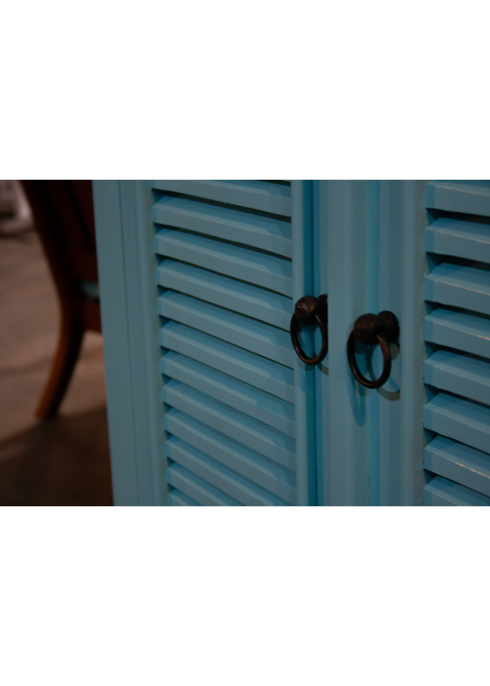 Shutter Cabinet-4 Door-Blue