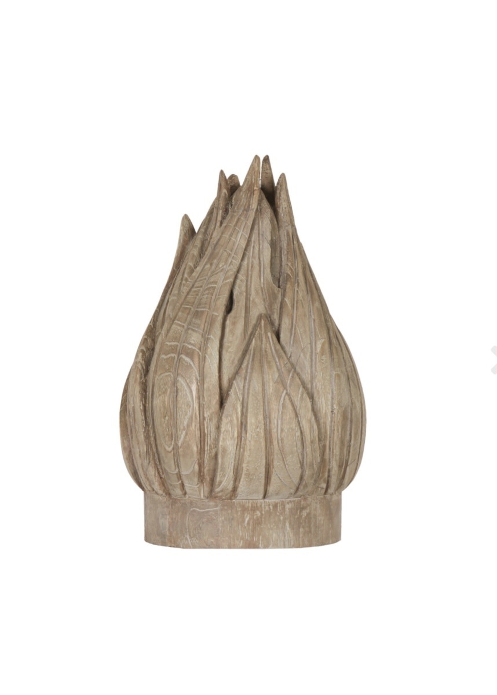 Carved Wooden Artichoke