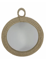 Marine Rope Mirror Round 31"