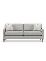 Townsend 2 Cushion Sofa-VR306-10(V)-WP-83"x37x36-Clearance! In Grey herring Bone fabric
