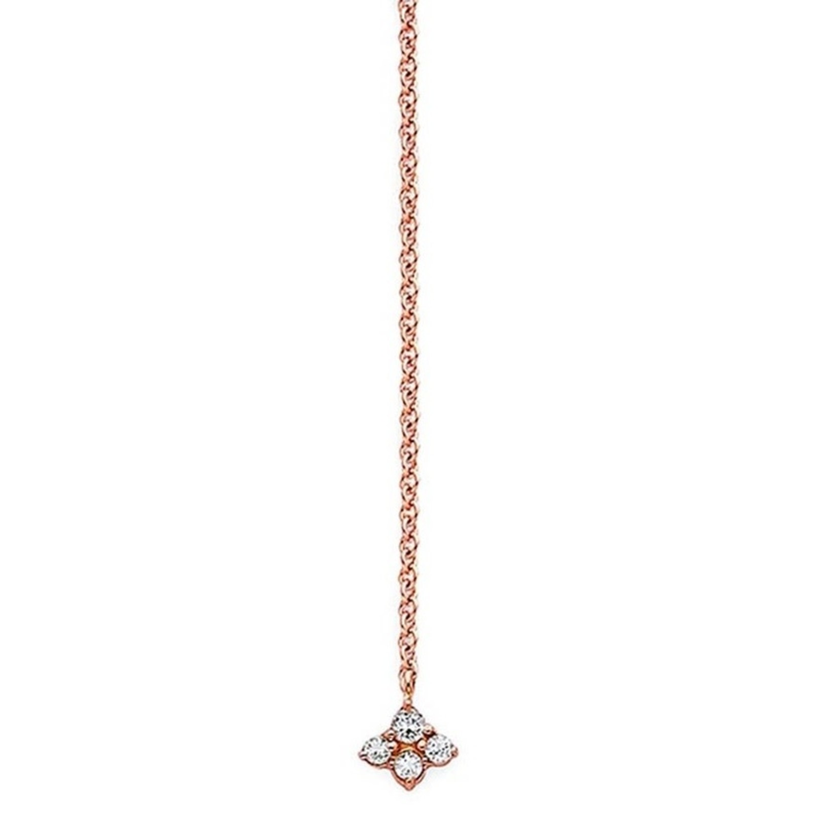 Sara Weinstock Rose Gold Taj Lariat Necklace 18K