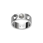 Lalique Petillante Ring Sterling Silver Size 5