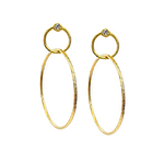 Double Link Earrings - 18K