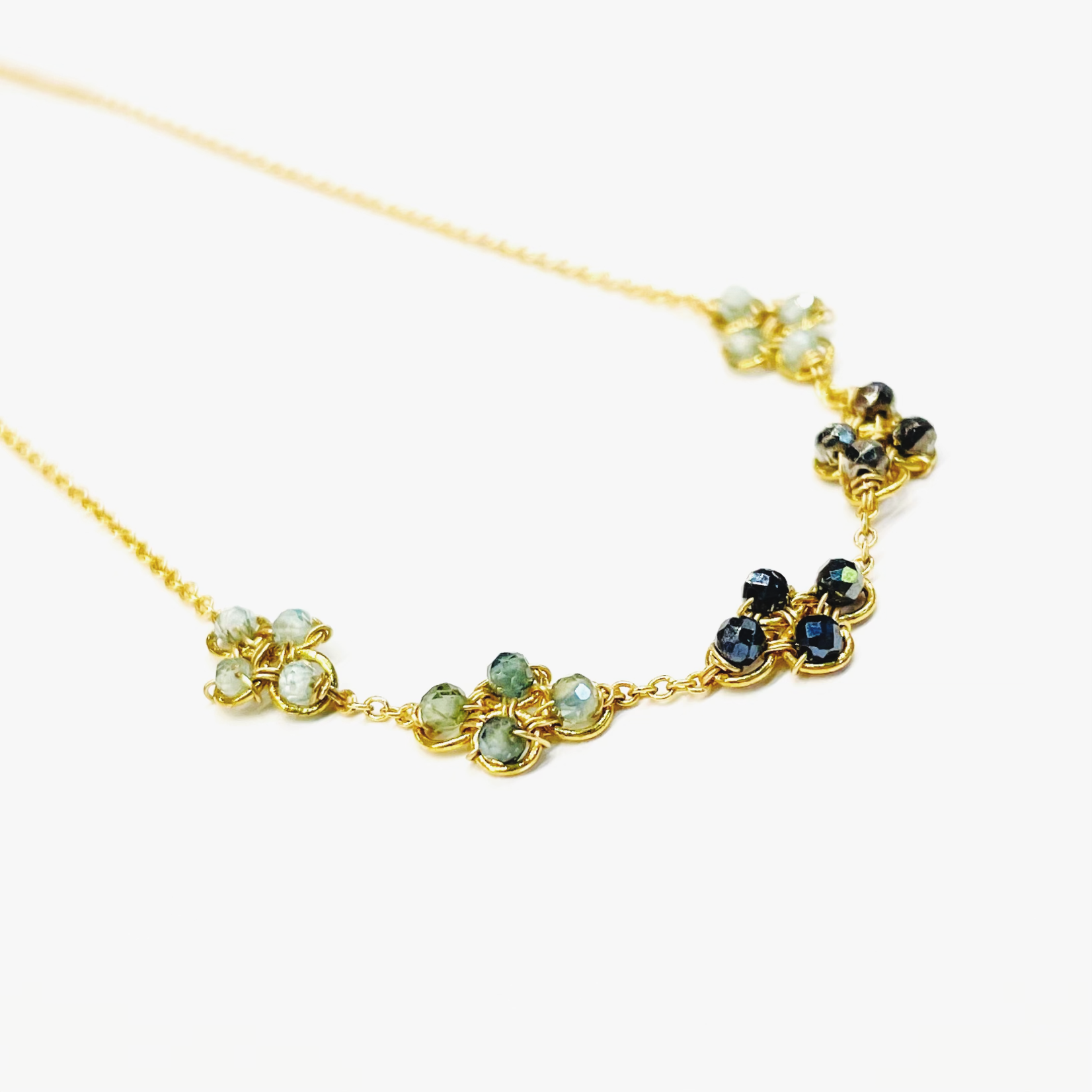 Michelle Pressler Gold Filled Sapphire Necklace