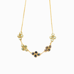 Michelle Pressler Gold Filled Sapphire Necklace