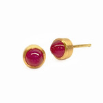 Marian Maurer Teeny Ruby Cabs Studs