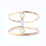 Katie Diamond Adelaide Opal Ring Sz 6