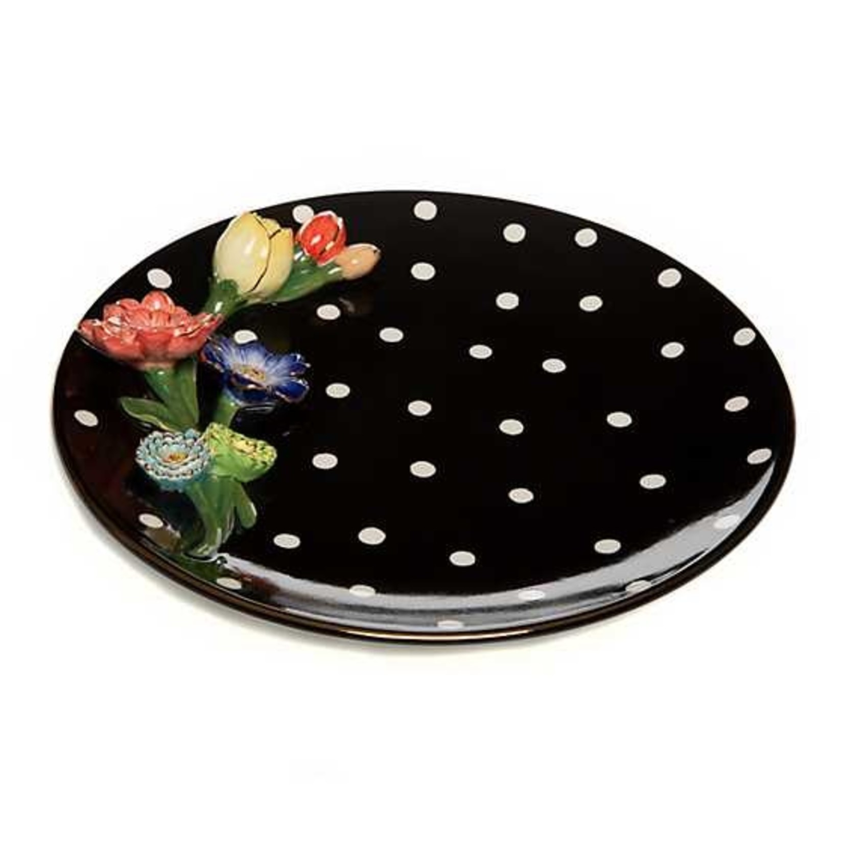 MacKenzie-Childs Floradot Platter
