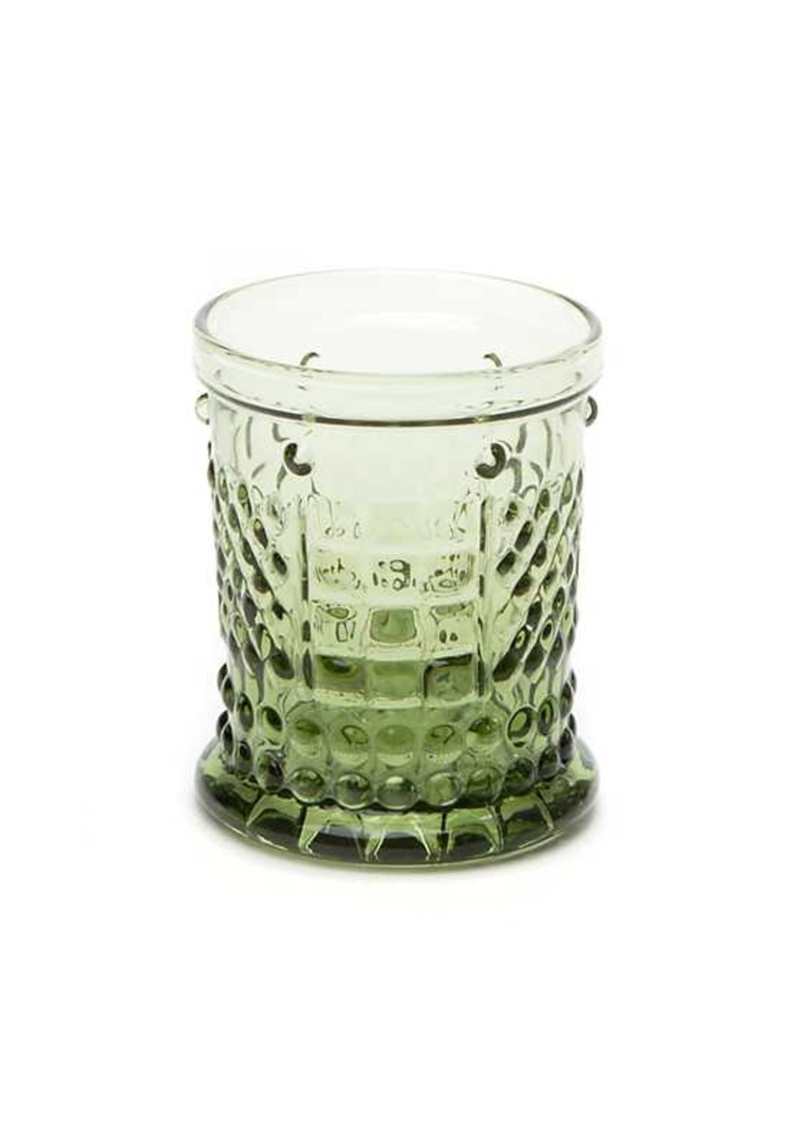 MacKenzie-Childs Coquette Juice Glass - Green