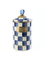 MacKenzie-Childs Royal Check Enamel Canister - Large