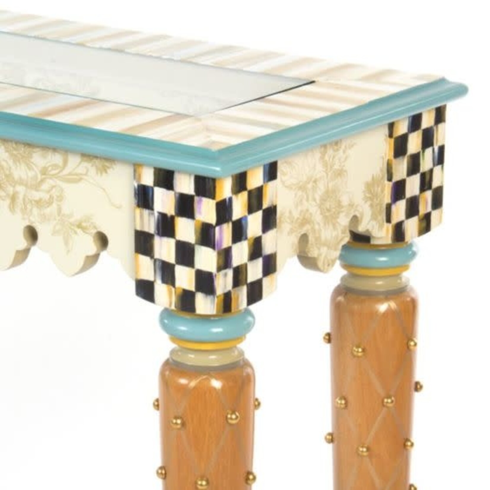 MacKenzie-Childs Pressed Flowers Console Table