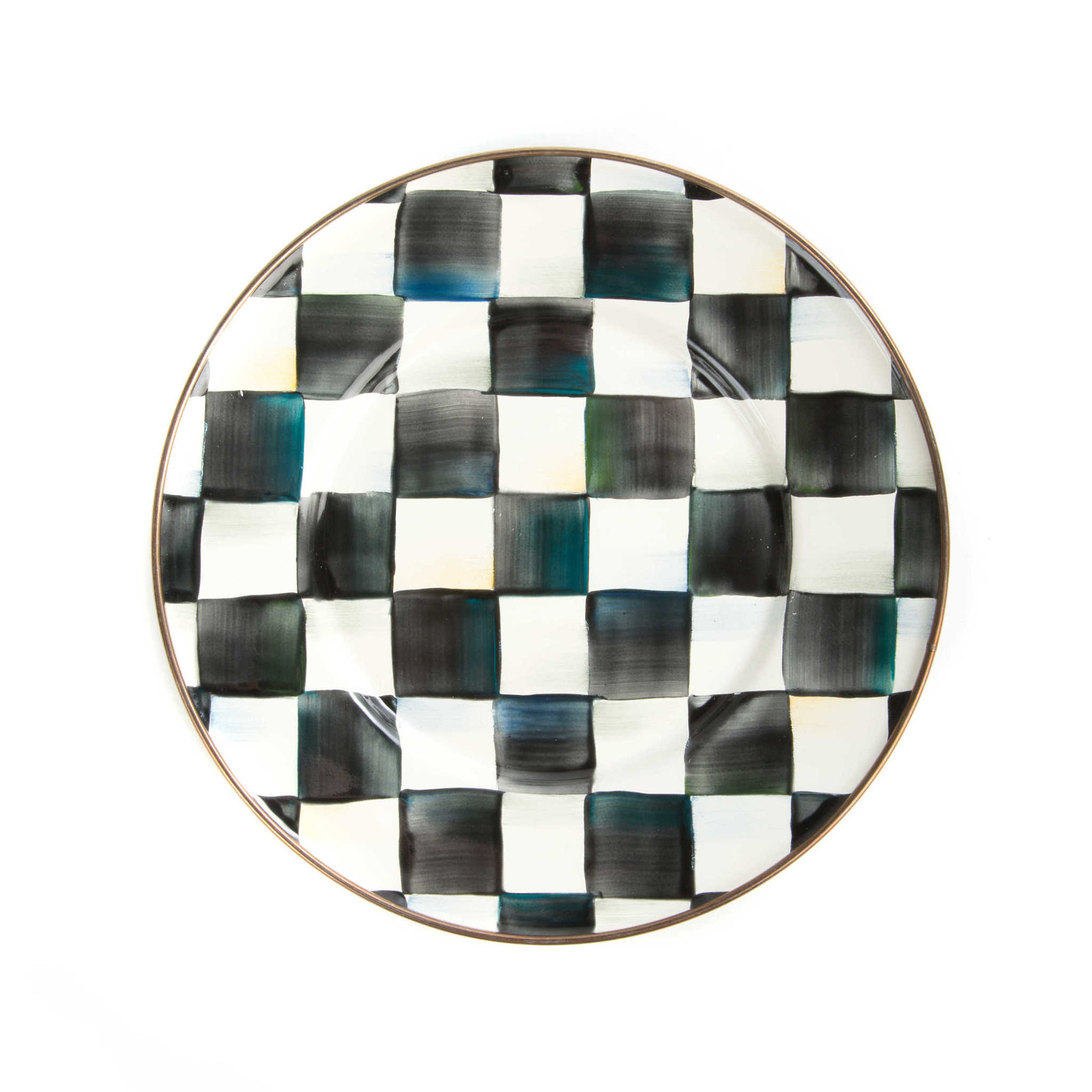 MacKenzie-Childs Courtly Check Salad/Dessert Plate