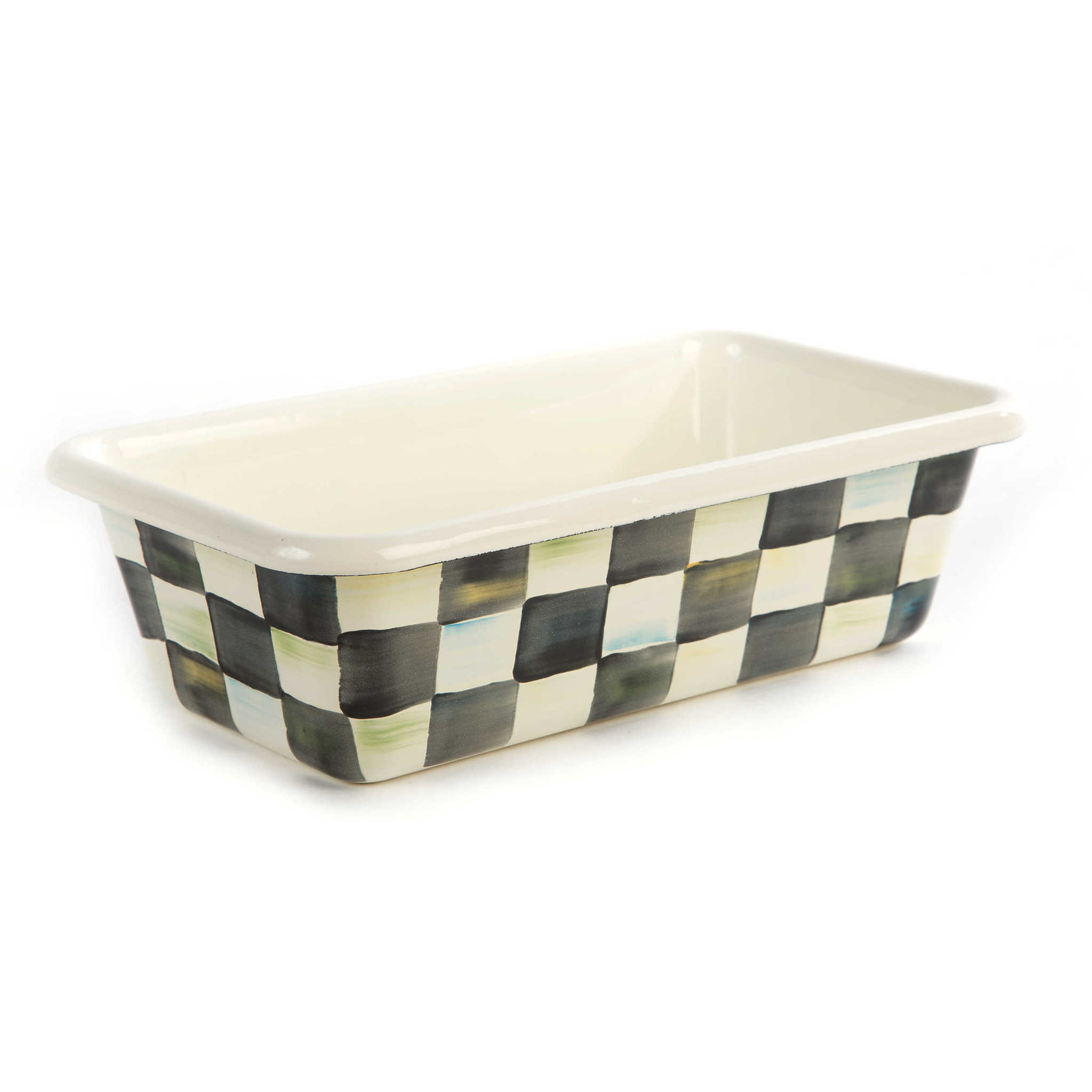 MacKenzie-Childs Courtly Check Enamel Loaf Pan