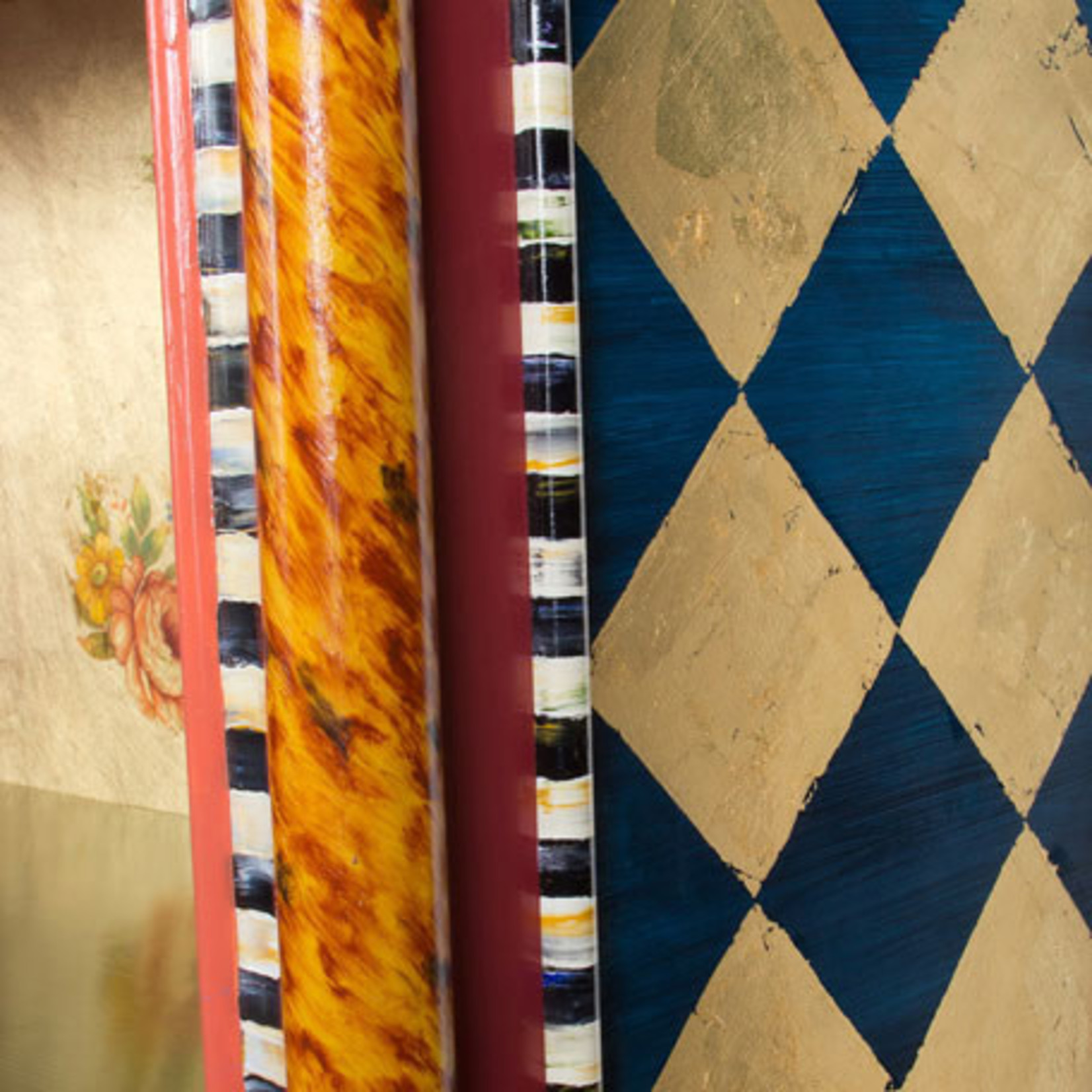 MacKenzie-Childs Arlecchino Bookcase