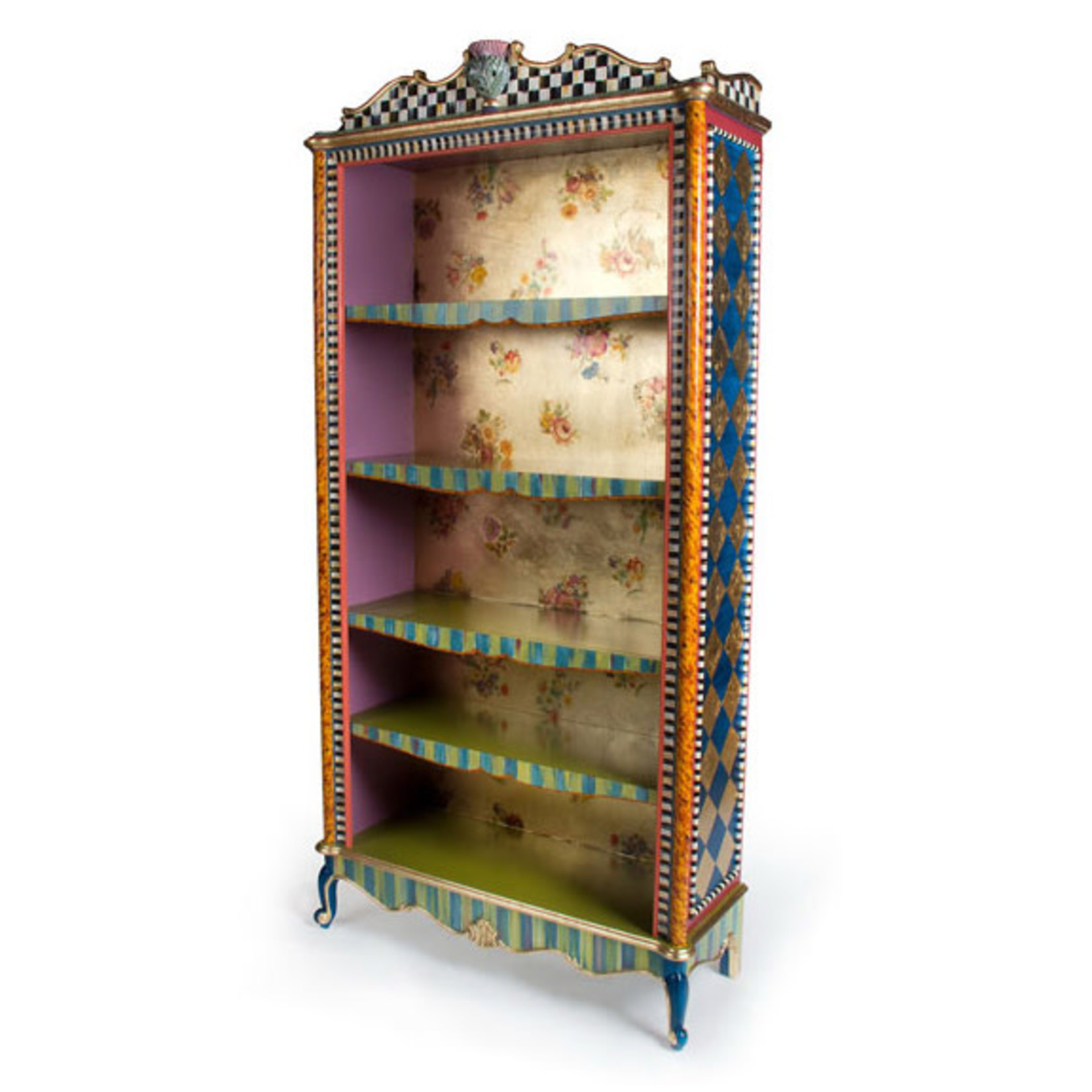 MacKenzie-Childs Arlecchino Bookcase