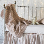 Bella Notte Silk Velvet Quilted Baby Blanket