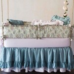 Bella Notte Linen Whisper Crib Skirt
