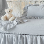 Bella Notte Linen Crib Sheet