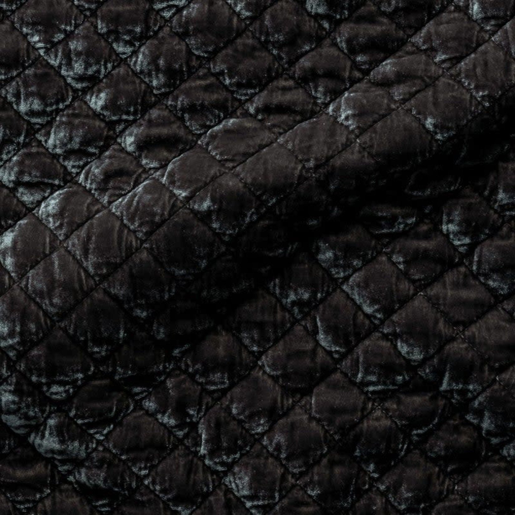 Bella Notte Silk Velvet Quilted Lumbar Pillow