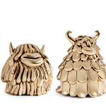 L'Objet Haas Niki+Simon Salt & Pepper Shakers (Gold)