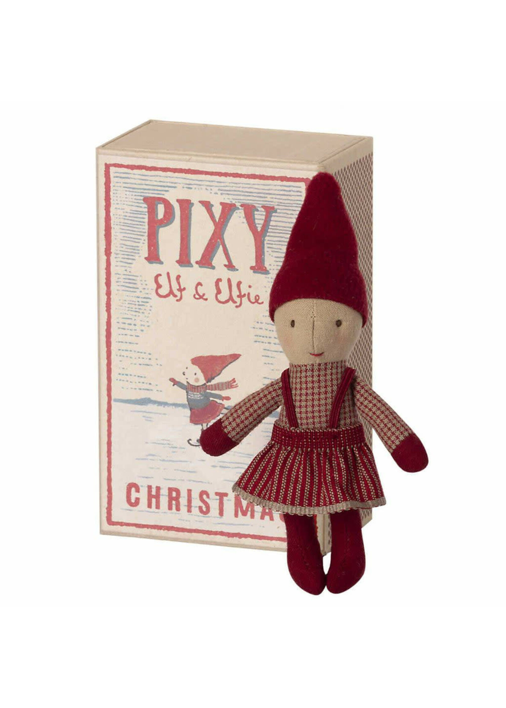 Maileg USA Pixie Elfie In Matchbox