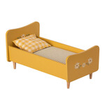 Maileg USA Wooden Bed, Mini- Yellow