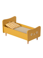 Maileg USA Wooden Bed, Mini- Yellow