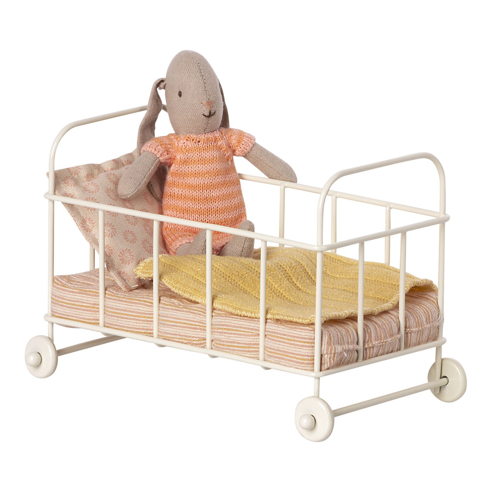 Maileg USA Cot Bed, Micro-Rose