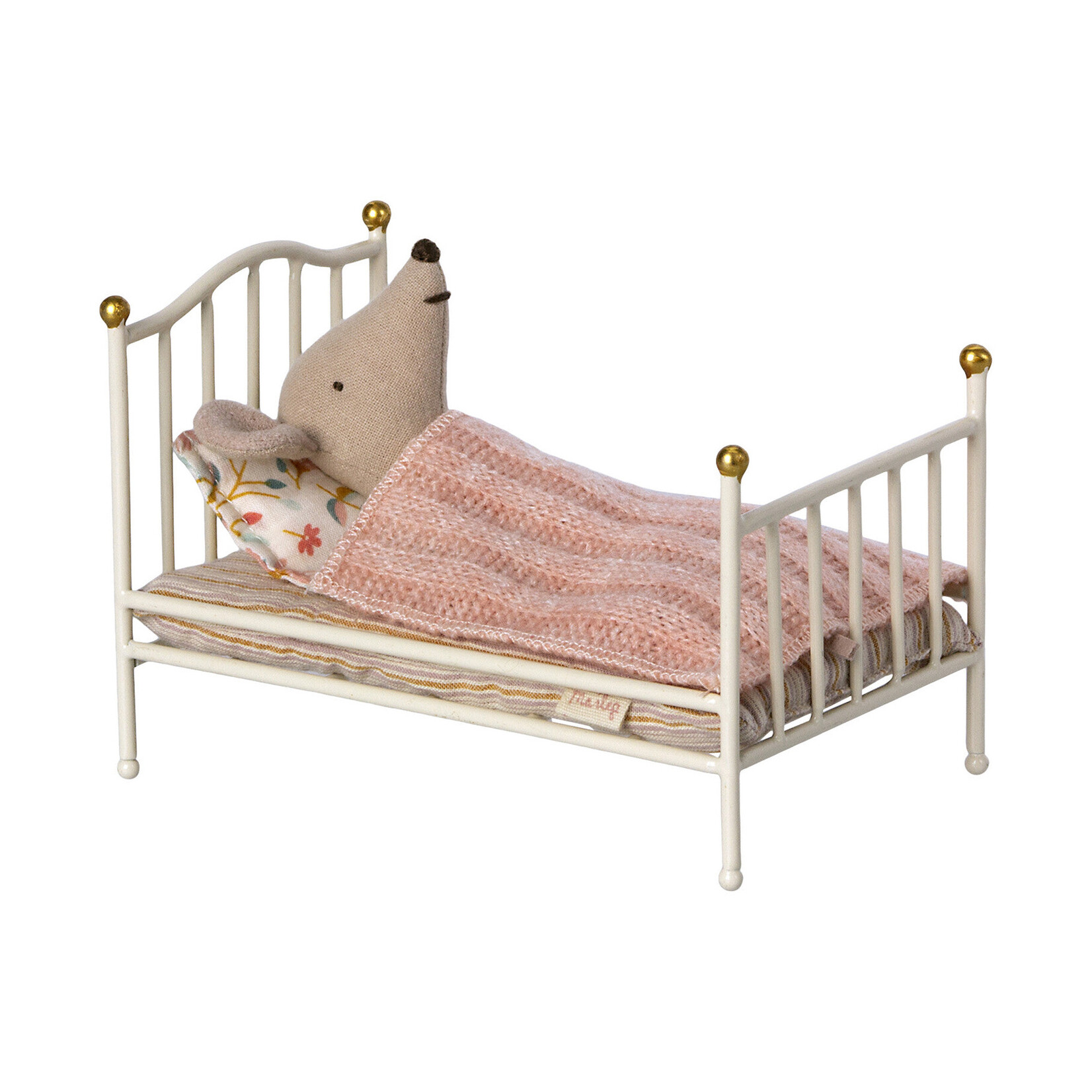 Maileg USA Vintage Bed, Mouse - Off White