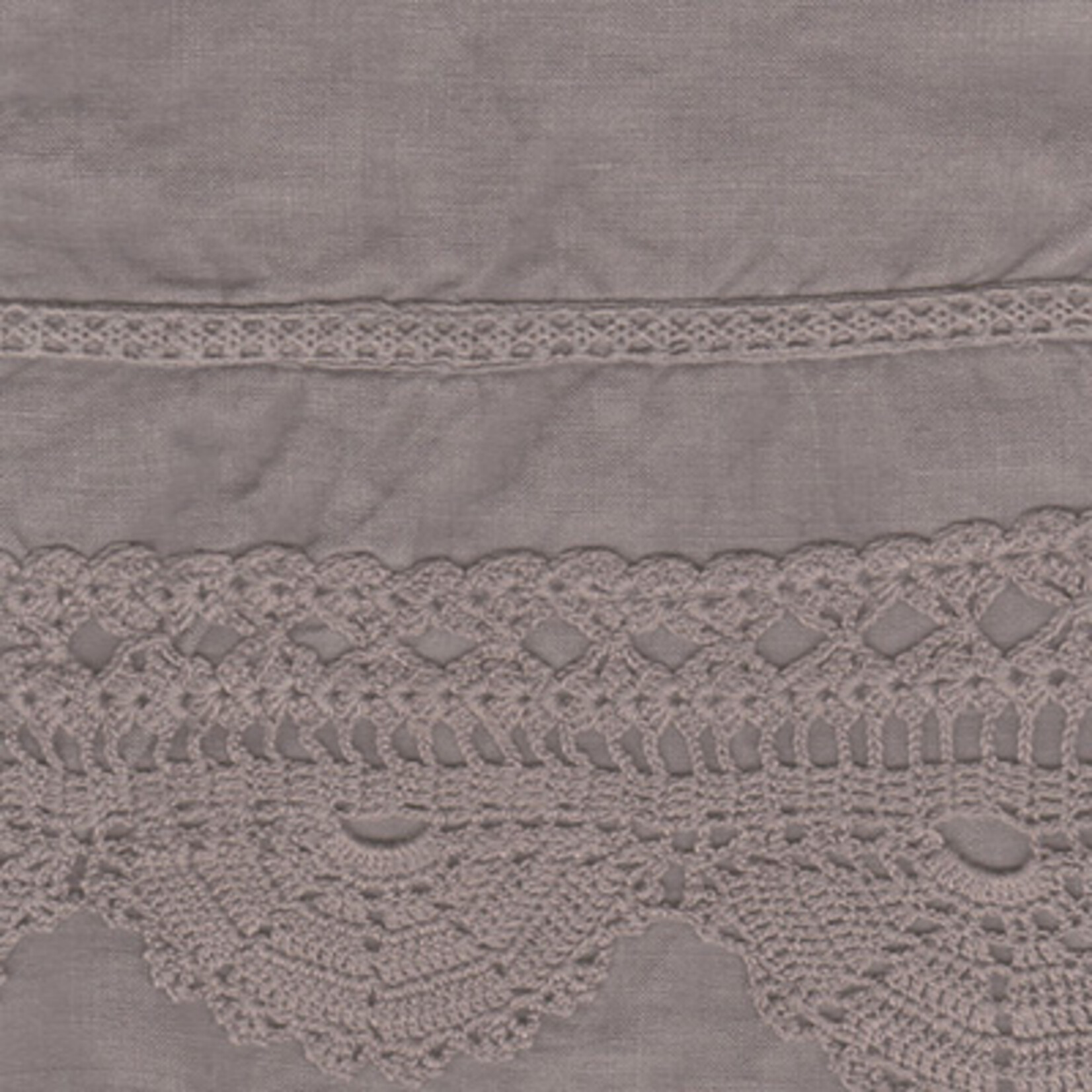 Bella Notte Linen Crochet Sham (Discontinued)