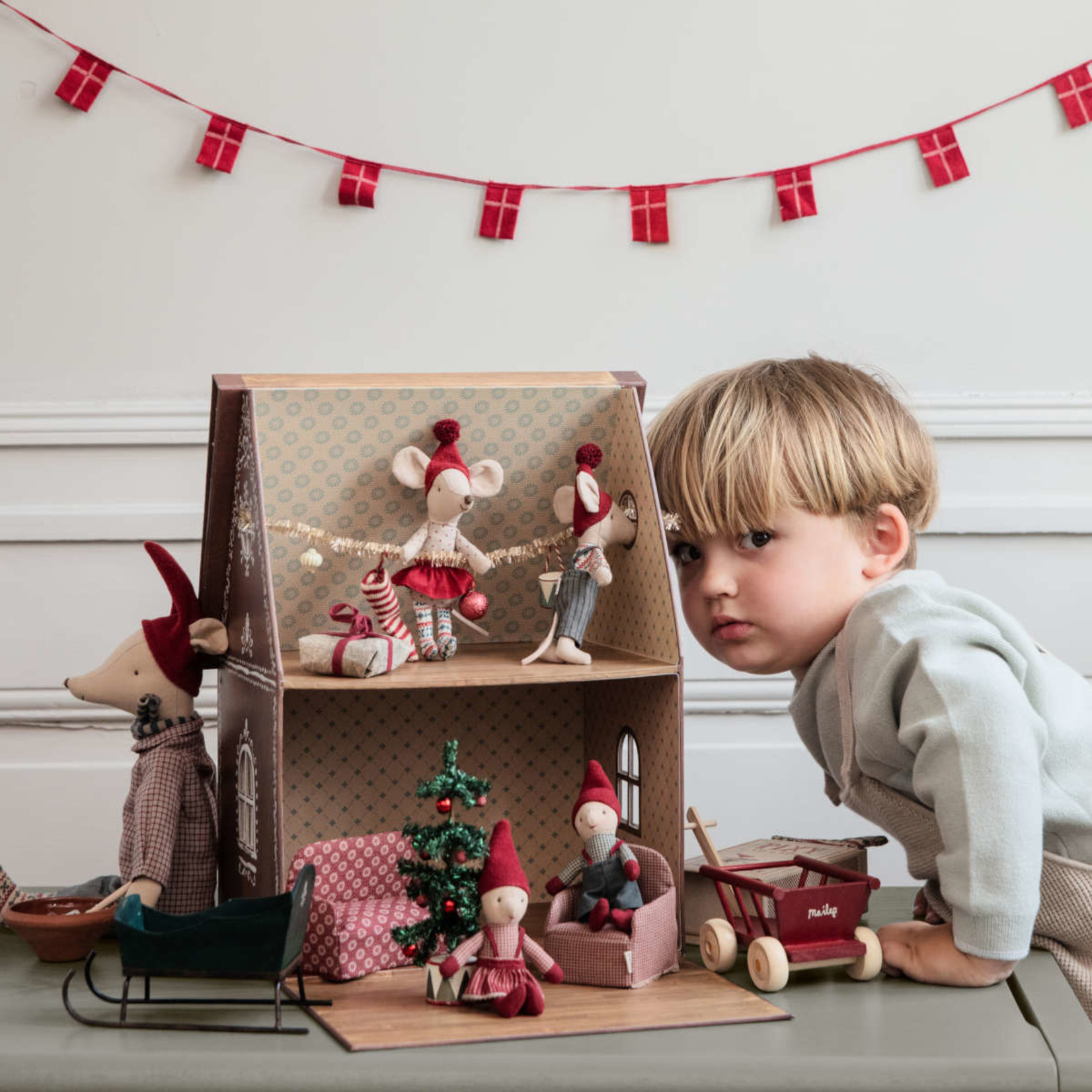 Maileg USA Pixie Elf in Matchbox