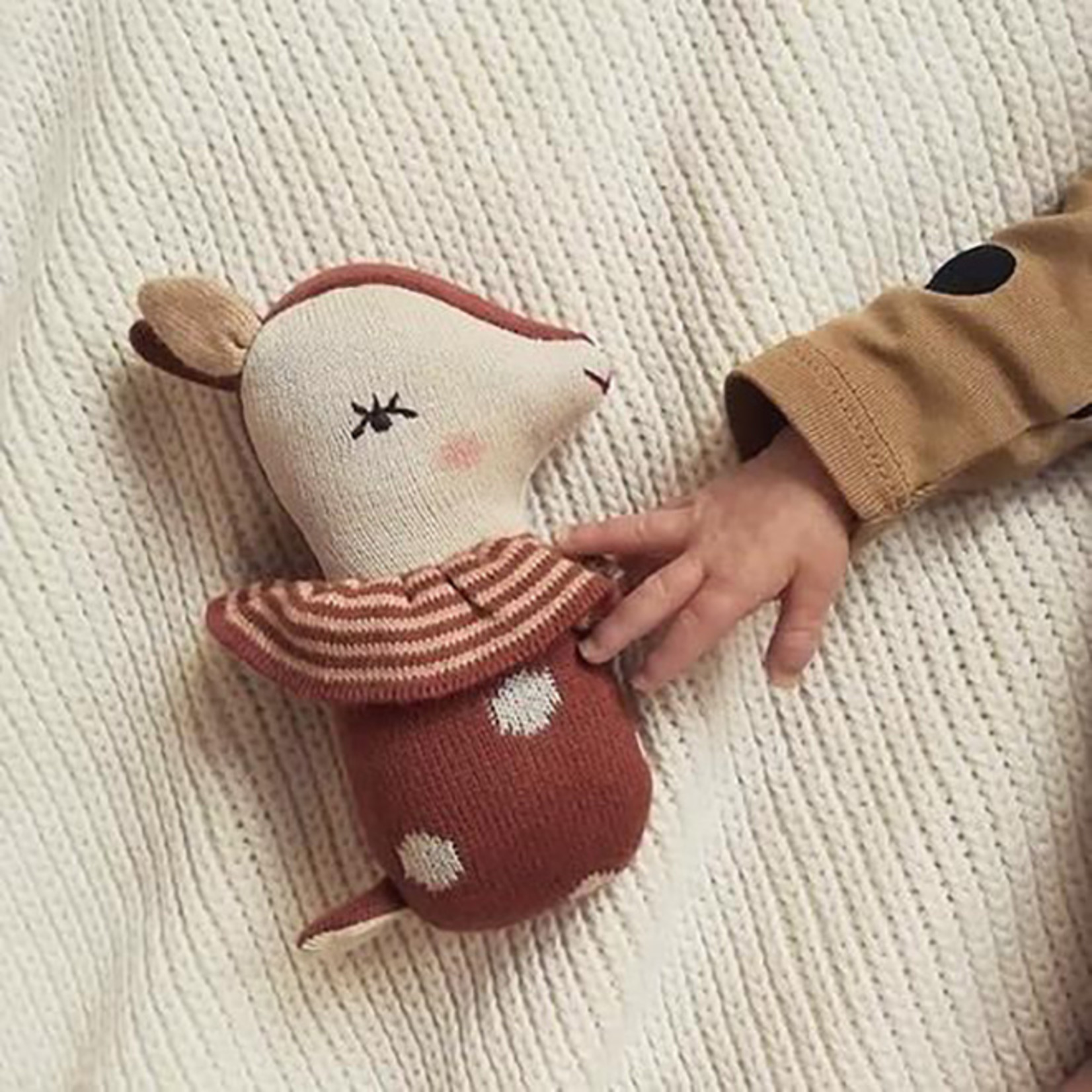 Maileg USA Bambi Rattle- Rose